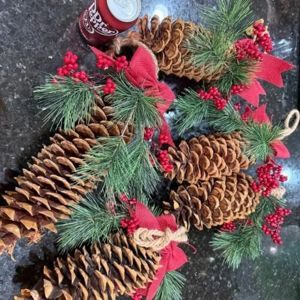 Holiday Christmas Pinecones